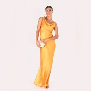 Cult Gaia Azaelia Gown in Marigold